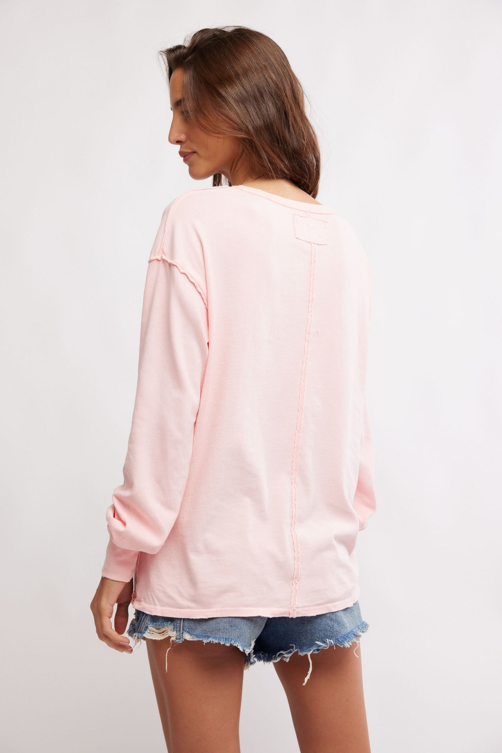 BOUTIQUE FREE PEOPLE WE THE FREE FADE INTO YOU BACK PALE ROSETTE
