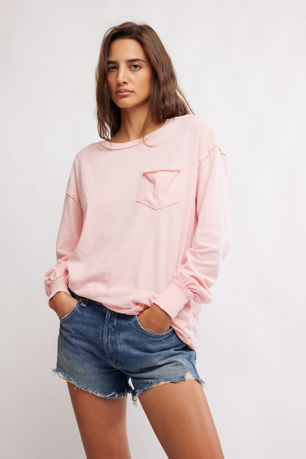 FREE PEOPLE WE THE FREE FADE INTO YOU FRONT PALE ROSETTE