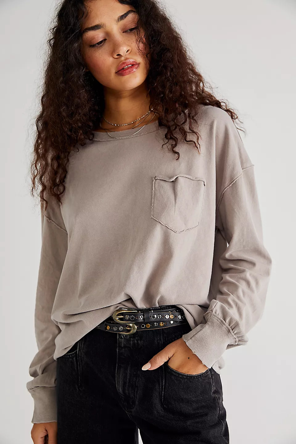 BOUTIQUE FREE PEOPLE WE THE FREE FADE INTO YOU TEE FRONT ETHEREA