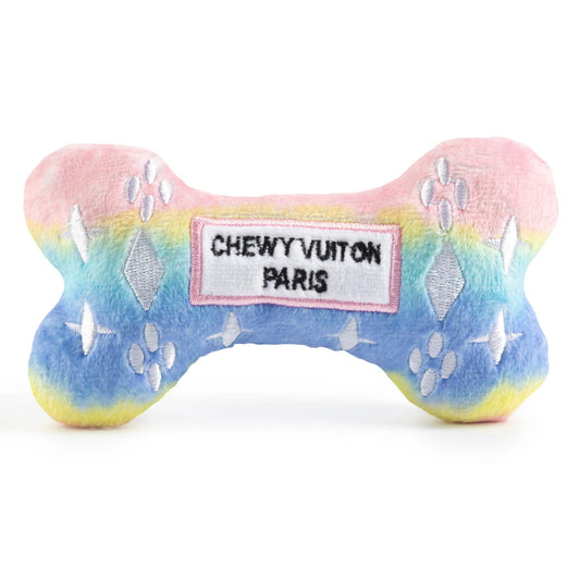BOUTIQUE HAUTE DIGGITY DOG PINK OMBRE CHEWY VUITON BONE 3 