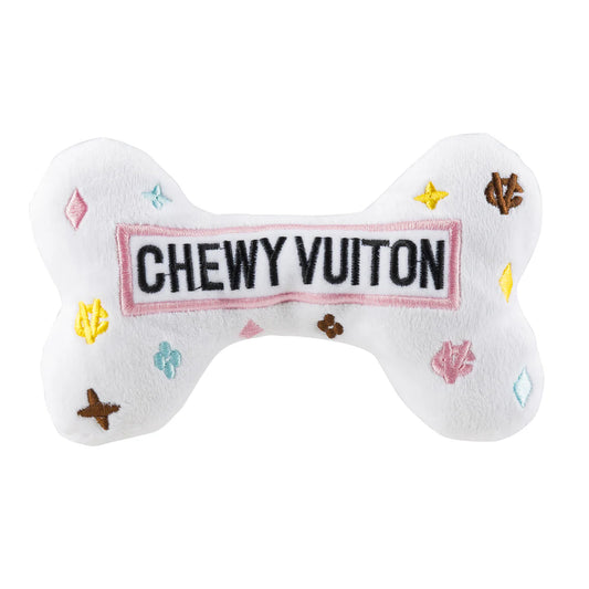 BOUTIQUE HAUTE DIGGITY DOG WHITE CHEWY VUITON BONE