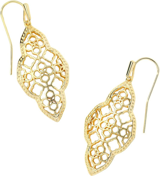 BOUTIQUE KENDRA SCOTT ABBIE GOLD DROP EARRINGS