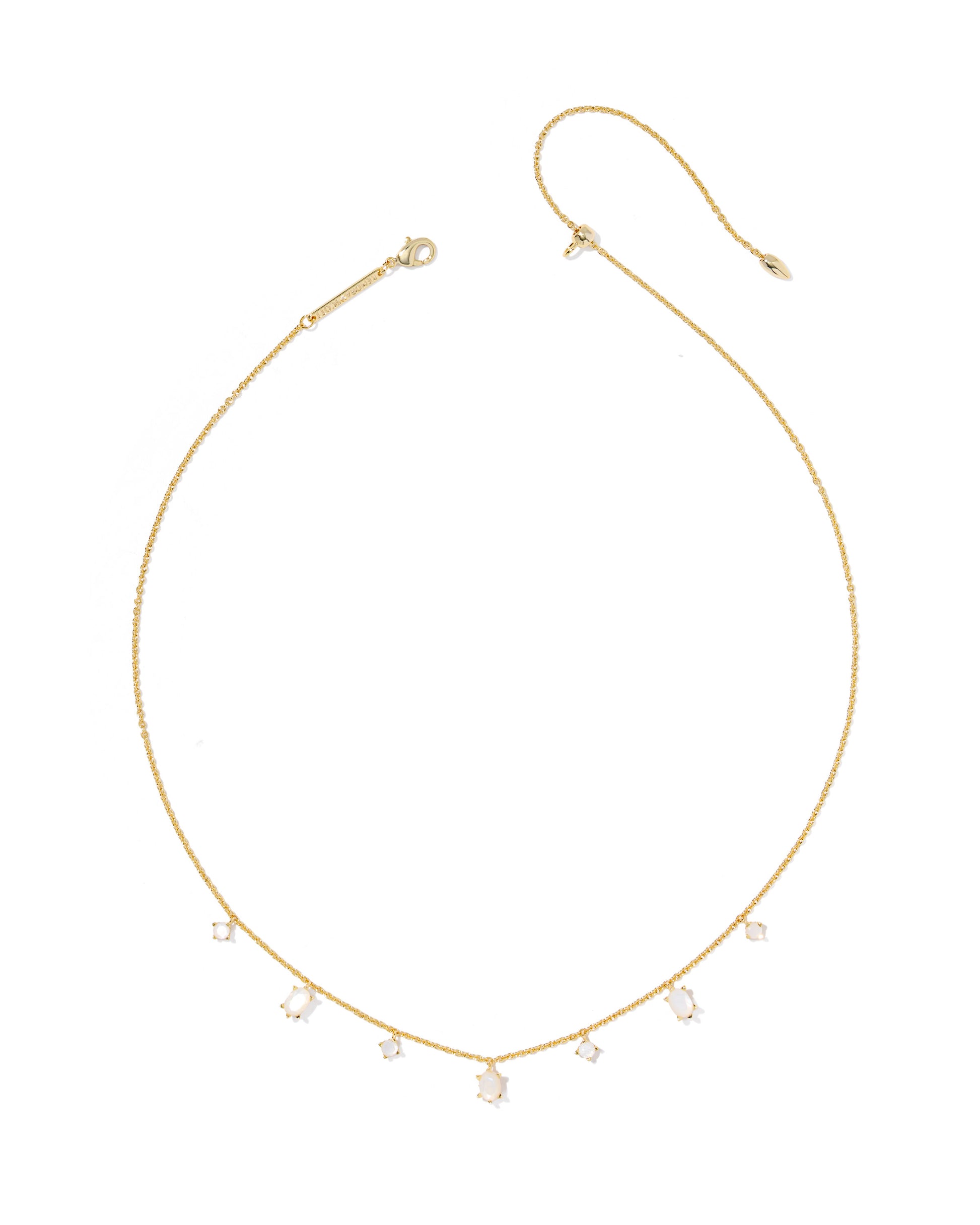 BOUTIQUE KENDRA SCOTT CAILIN GOLD DELICATE STRAND NECKLACE IN IVORY MOTHER OF PEARL 2