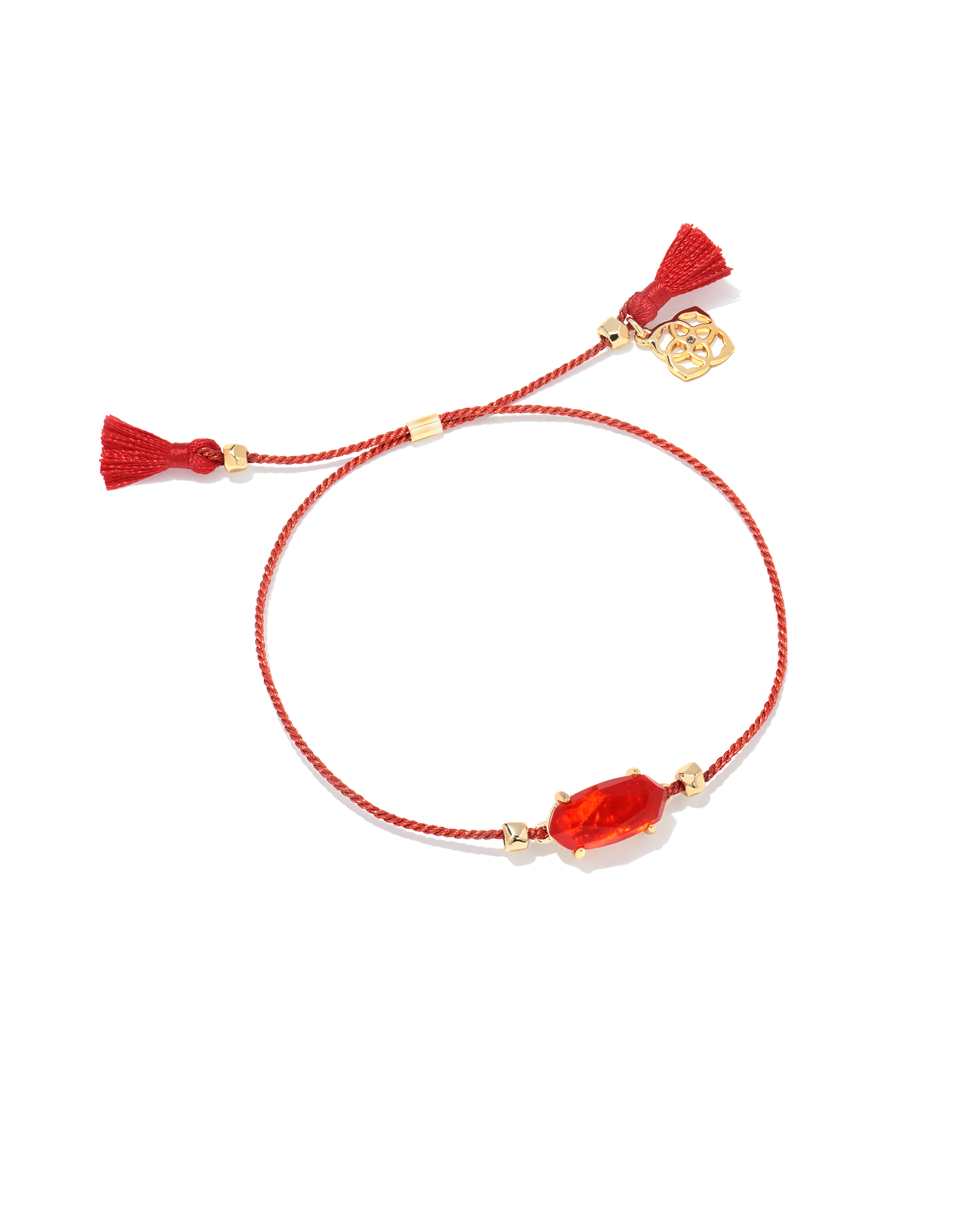BOUTIQUE KENDRA SCOTT EVERLYNE CORD FRIENDSHIP BRACELET RED ILLUSION