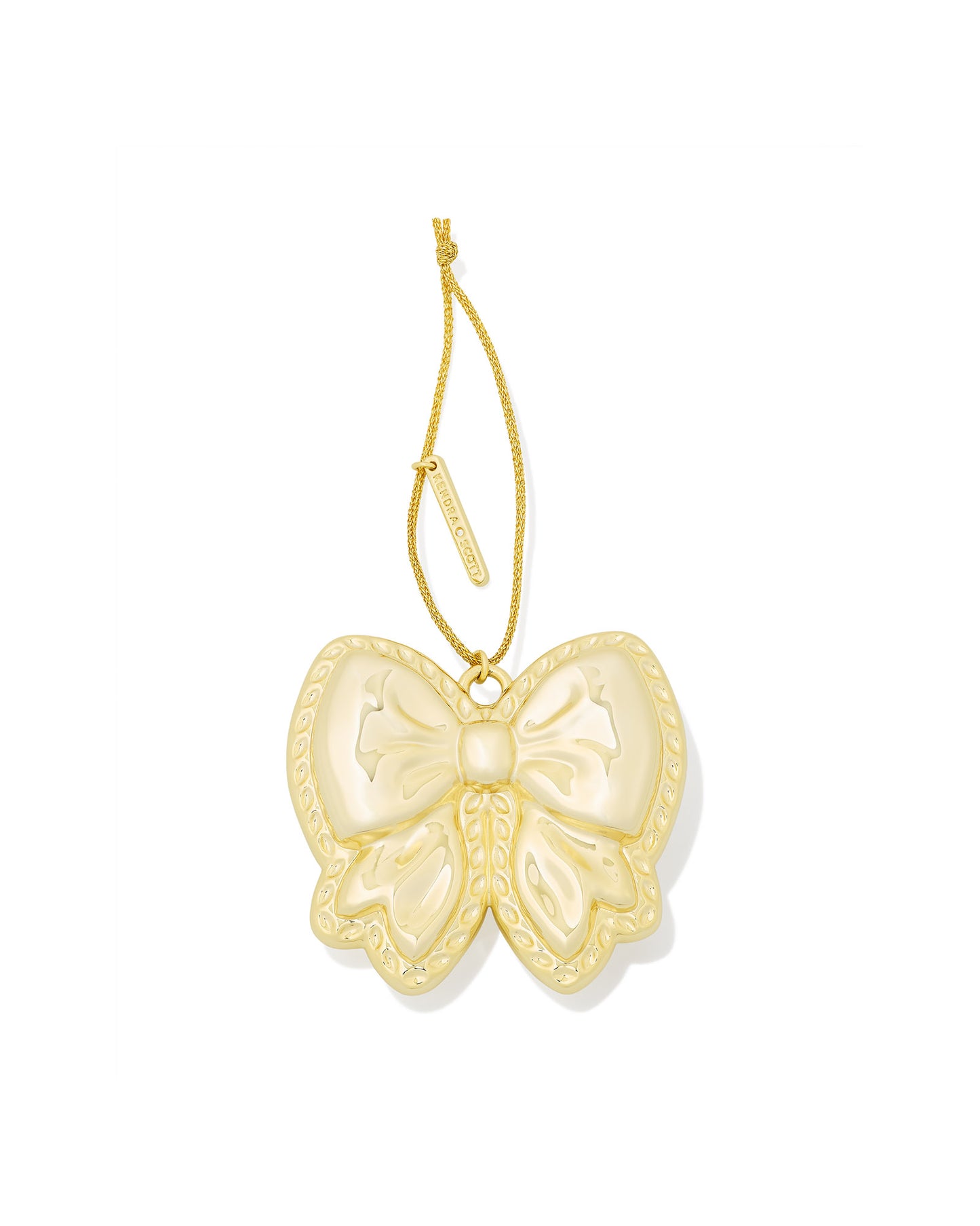 BOUTIQUE KENDRA SCOTT HALEY BOW ORNAMENT IVORY MOTHER OF PEARL 3