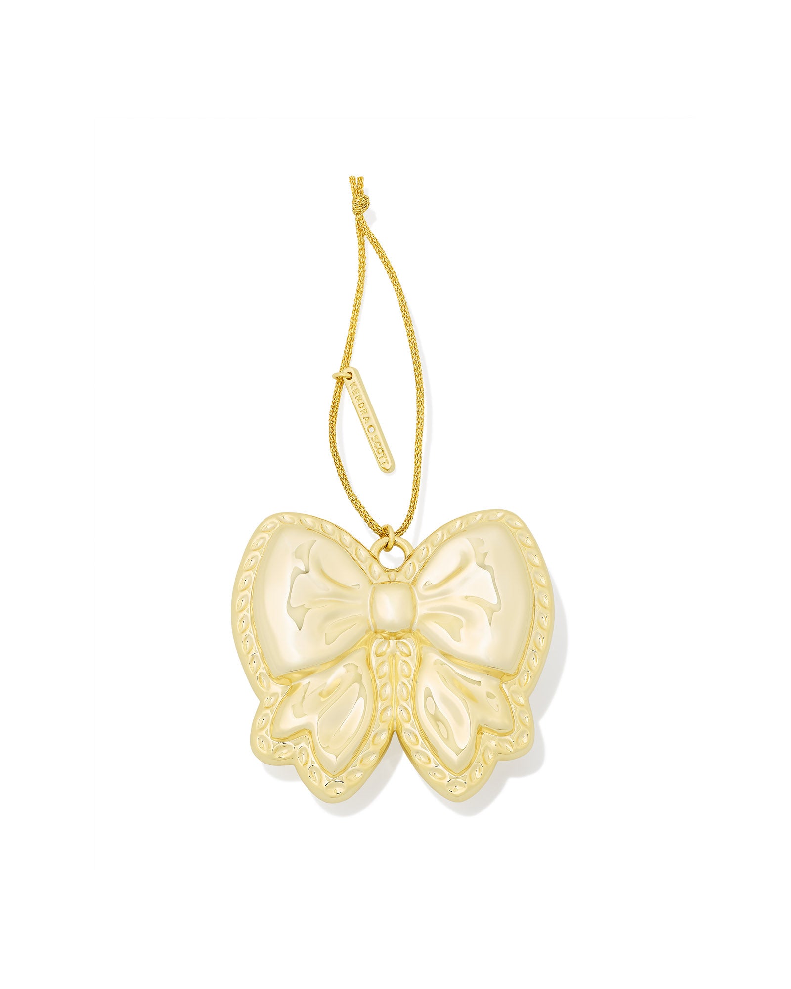 BOUTIQUE KENDRA SCOTT HALEY BOW ORNAMENT IVORY MOTHER OF PEARL 3