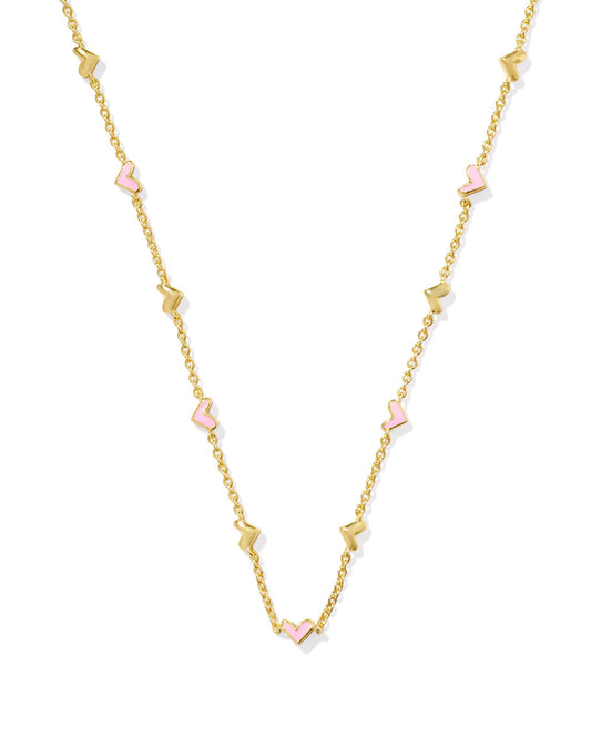 BOUTIQUE KENDRA SCOTT HAVEN GOLD STRAND NECKLACE PINK MIX 