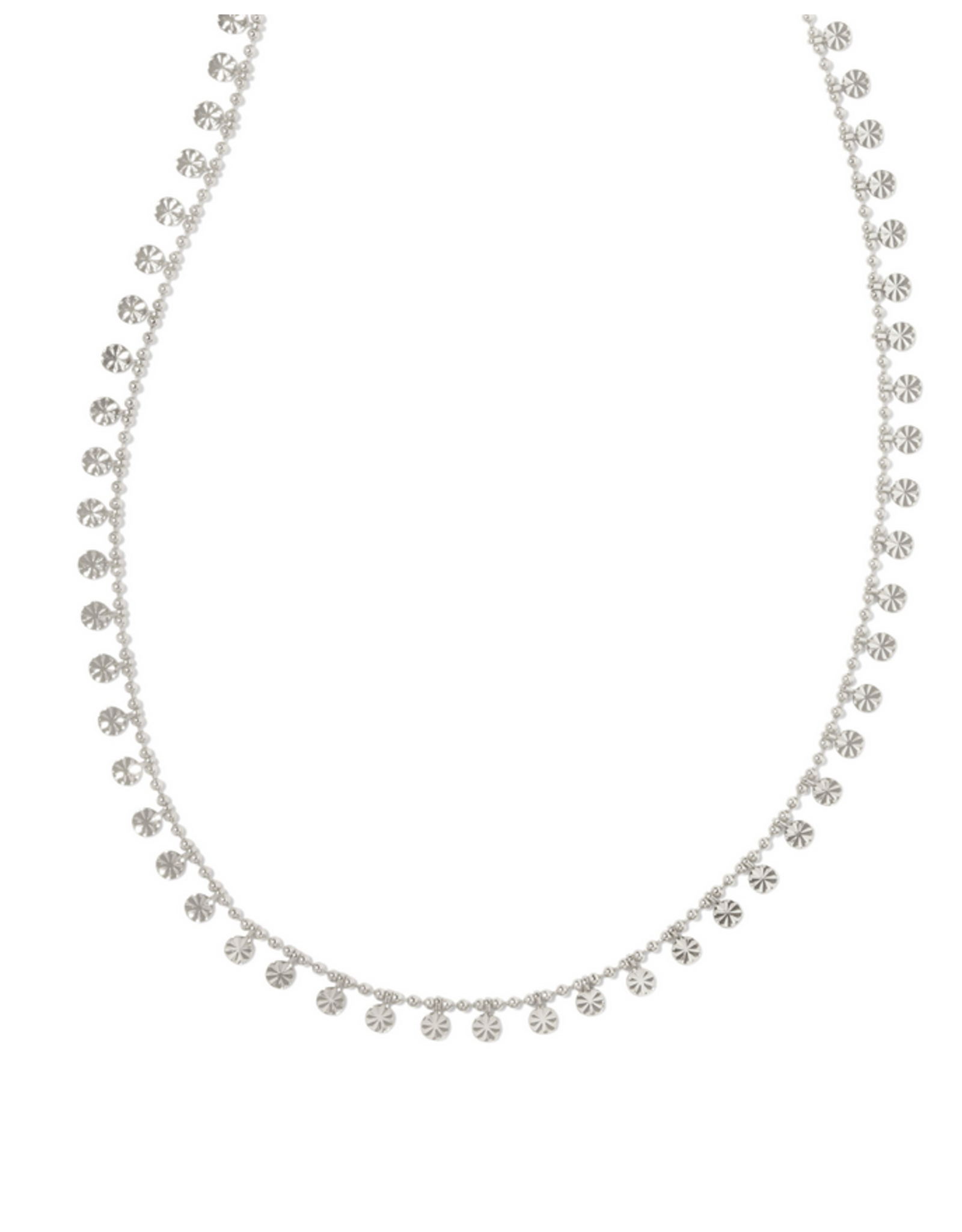 BOUTIQUE KENDRA SCOTT IVY CHAIN NECKLACE SILVER