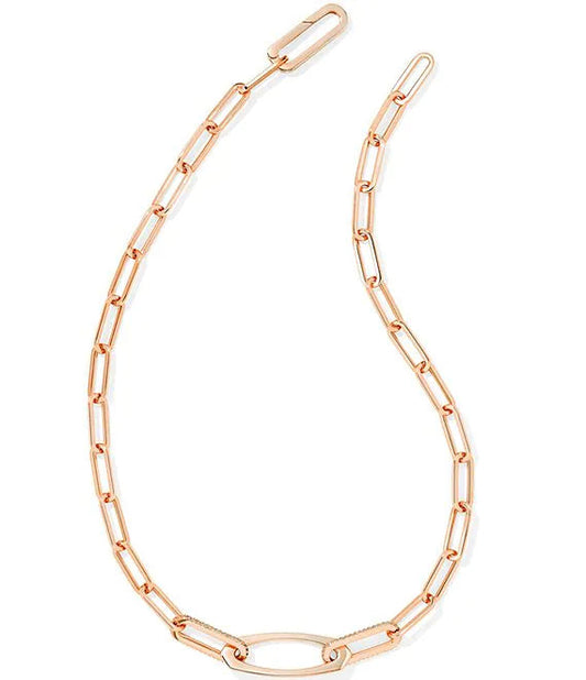 BOUTIQUE KENDRA SCOTT ROSE GOLD ADELINE CHAIN NECKLACE