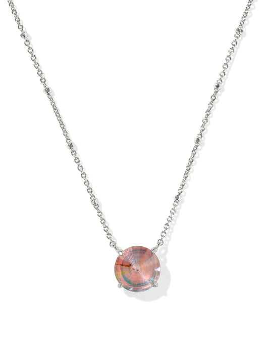 BOUTIQUE KENDRA SCOTT SILVER JOLIE PENDANT NECKLACE DICHROIC GLASS 2