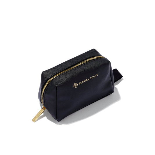 BOUTIQUE KENDRA SCOTT SMALL COSMETIC ZIP CASE BLACK
