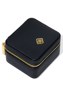 KENDRA SCOTT SMALL JEWELRY CASE BLACK
