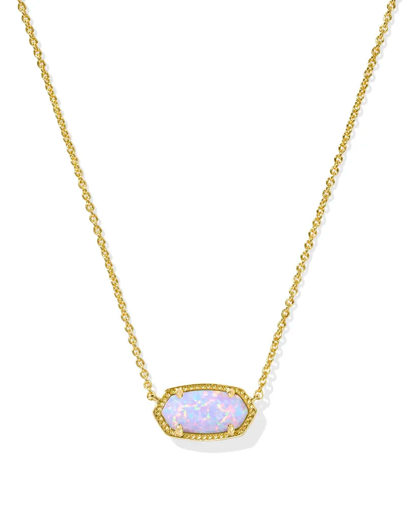 KENDRA SCOTT Collar con colgante de oro Elisa