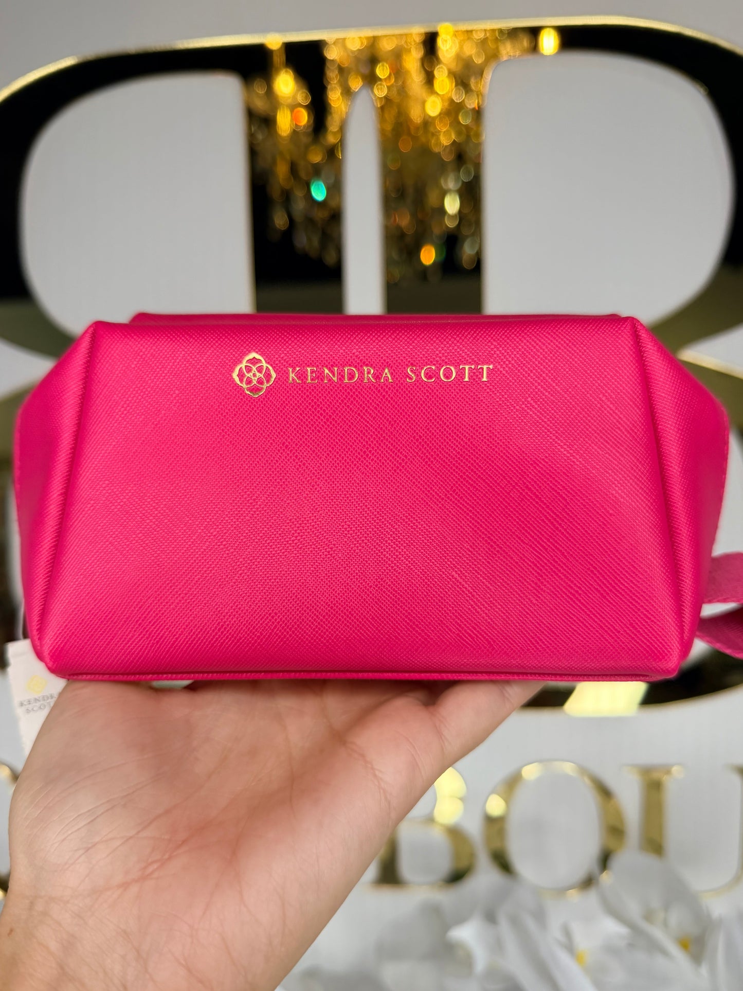 Kendra Scott small cosmetic zip case at Britique Boutique