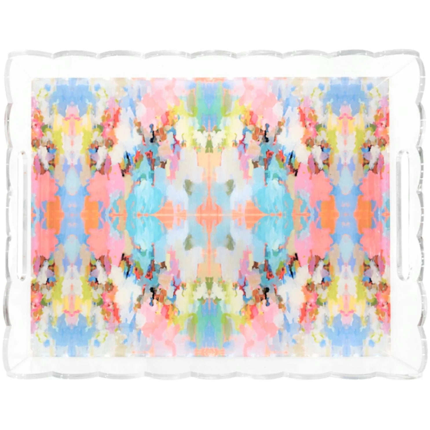 BOUTIQUE LAURA PARK BROOKS AVENUE SCALLOPED LARGE TRAY