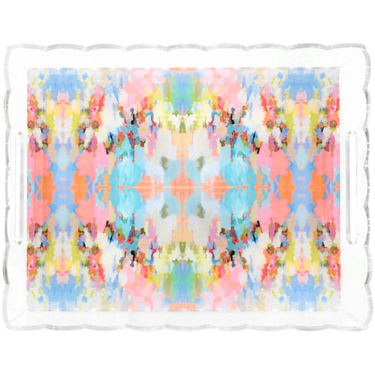 BOUTIQUE LAURA PARK BROOKS AVENUE SCALLOPED LARGE TRAY