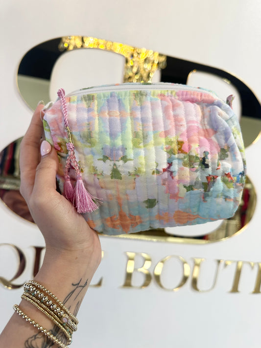 BOUTIQUE LAURA PARK BROOKS AVENUE SMALL COSMETIC BAG BB