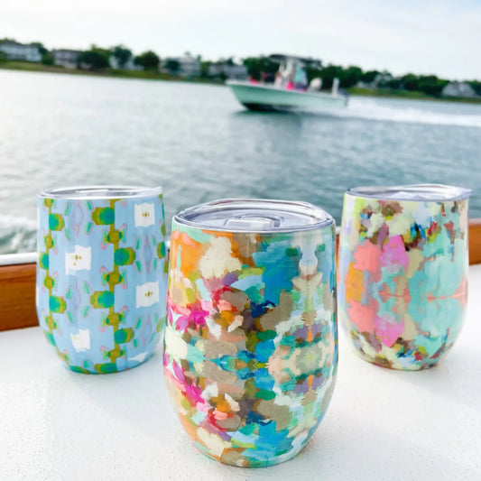 BOUTIQUE LAURA PARK BROOKS AVENUE WINE TUMBLER 2