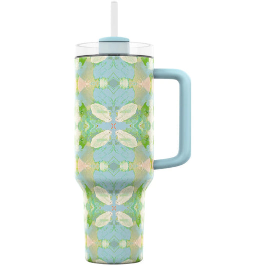 BOUTIQUE LAURA PARK ELEPHANT FALLS 40 OZ TRAVEL TUMBLER
