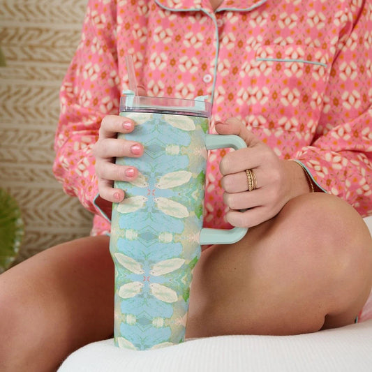 BOUTIQUE LAURA PARK ELEPHANT FALLS 40 OZ TRAVEL TUMBLER 2