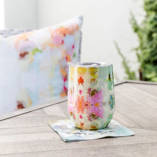 BOUTIQUE LAURA PARK GIVERNY WINE TUMBLER 2
