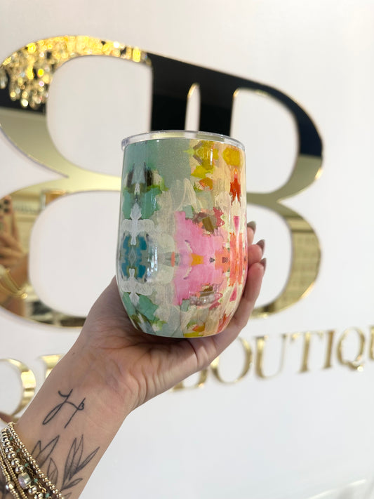 BOUTIQUE LAURA PARK GIVERNY WINE TUMBLER BB