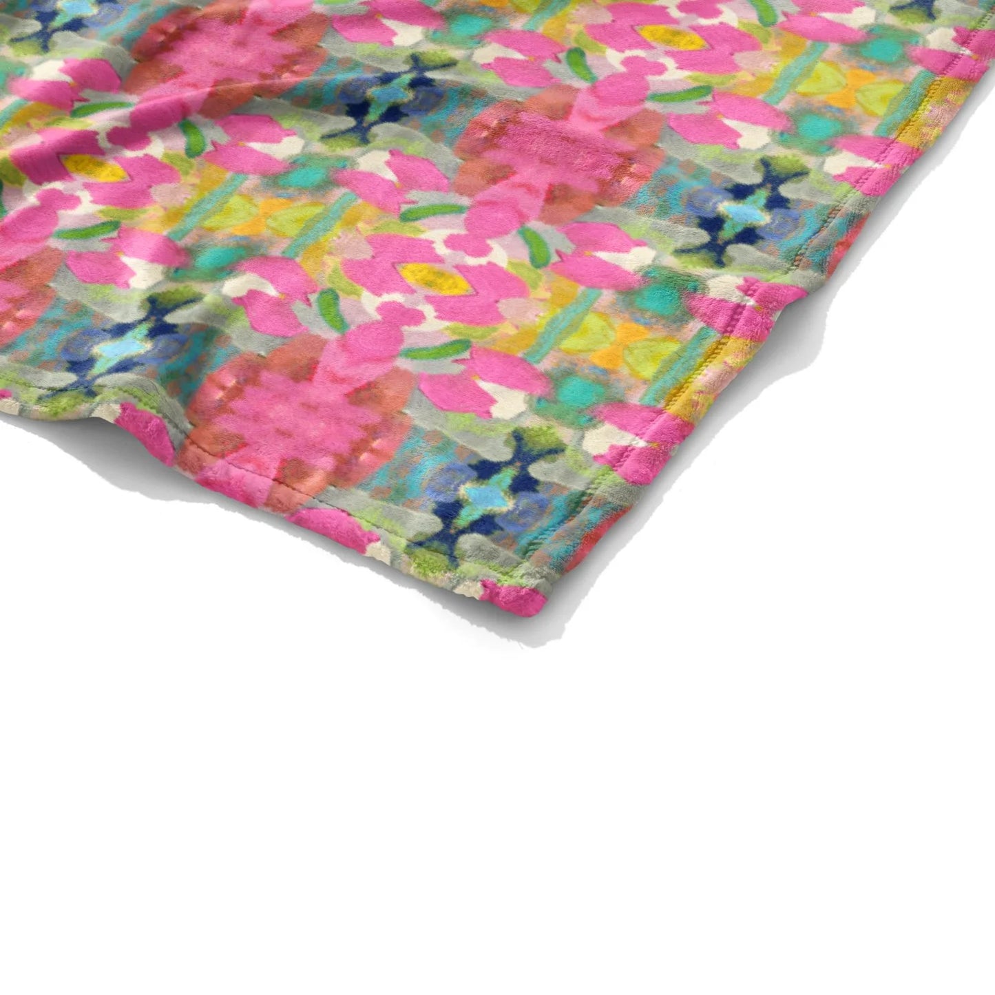 BOUTIQUE LAURA PARK PINK PARADISE FLEECE BLANKET 3