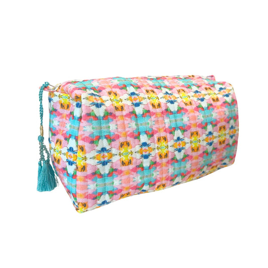 BOUTIQUE LAURA PARK SUMNER PINK SMALL COSMETIC BAG