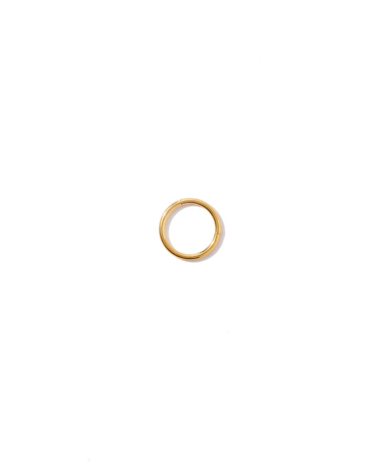 BOUTIQUE LINNY CO AVA GOLD 8MM HUGGIE EARRINGS 2