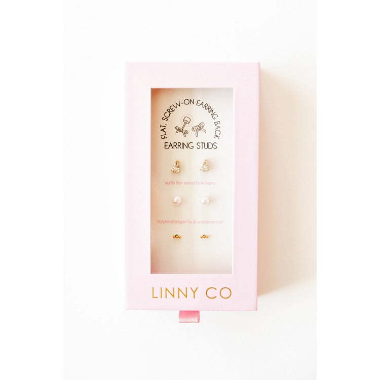 BOUTIQUE LINNY CO GOLD STUD GIFT SETS ICON SET