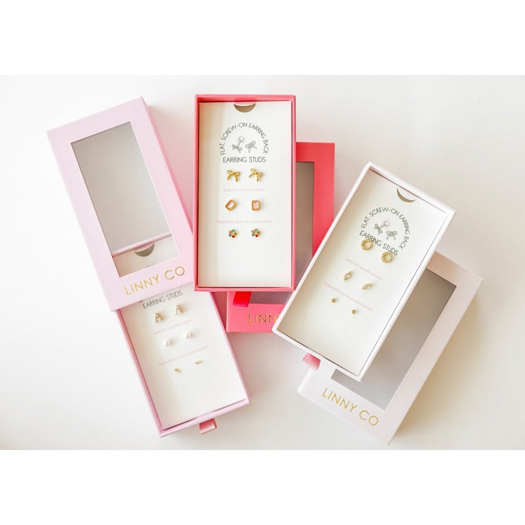 BOUTIQUE LINNY CO GOLD STUD GIFT SETS OPEN