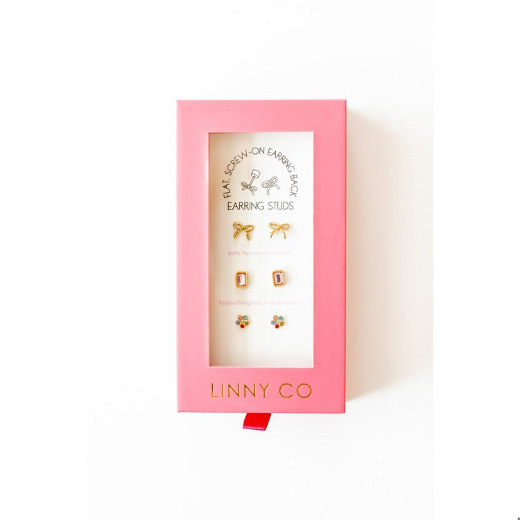 BOUTIQUE LINNY CO GOLD STUD GIFT SET DARLING SET