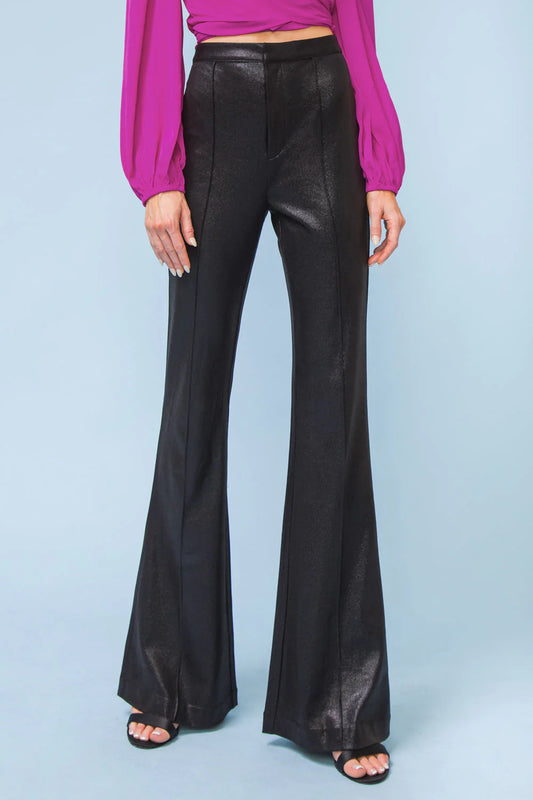 BOUTIQUE LOVING YOU KEEPS ME LEATHER PANTS BLACK FRONT 2