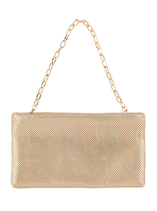 BOUTIQUE SHIRALEAH CAMERON SHOULDER BAG GOLD 2