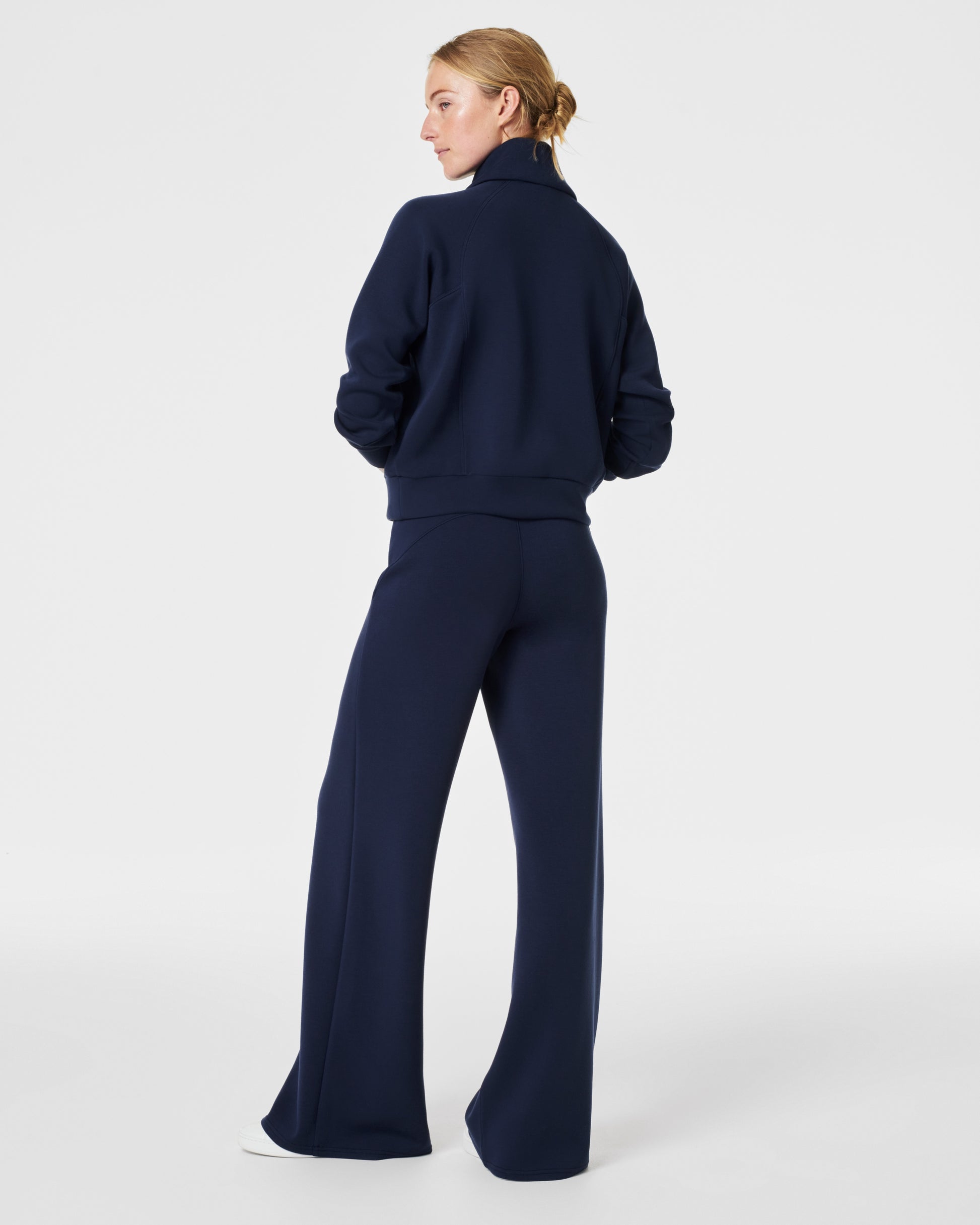 BOUTIQUE SPANXSHAPE™ BOOTY BOOST® FLARE PANTS TIMELESS NAVY BACK