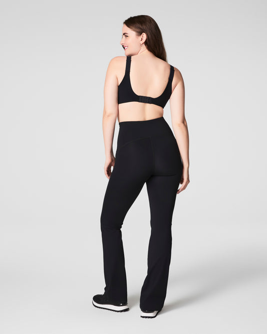 BOUTIQUE SPANXSHAPE™ BOOTY BOOST® FLARE PANTS VERY BLACK BACK