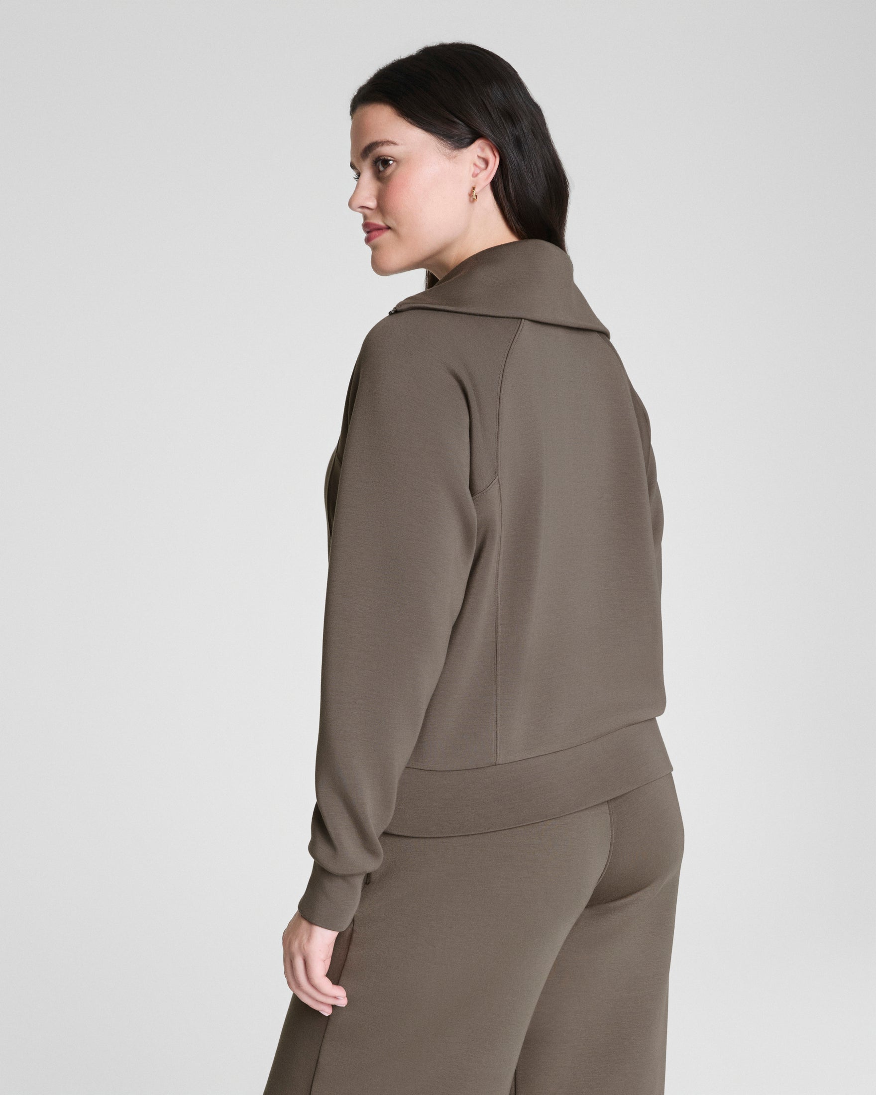 BOUTIQUE SPANX® AIRESSENTIALS HALF ZIP MINERAL SIDE
