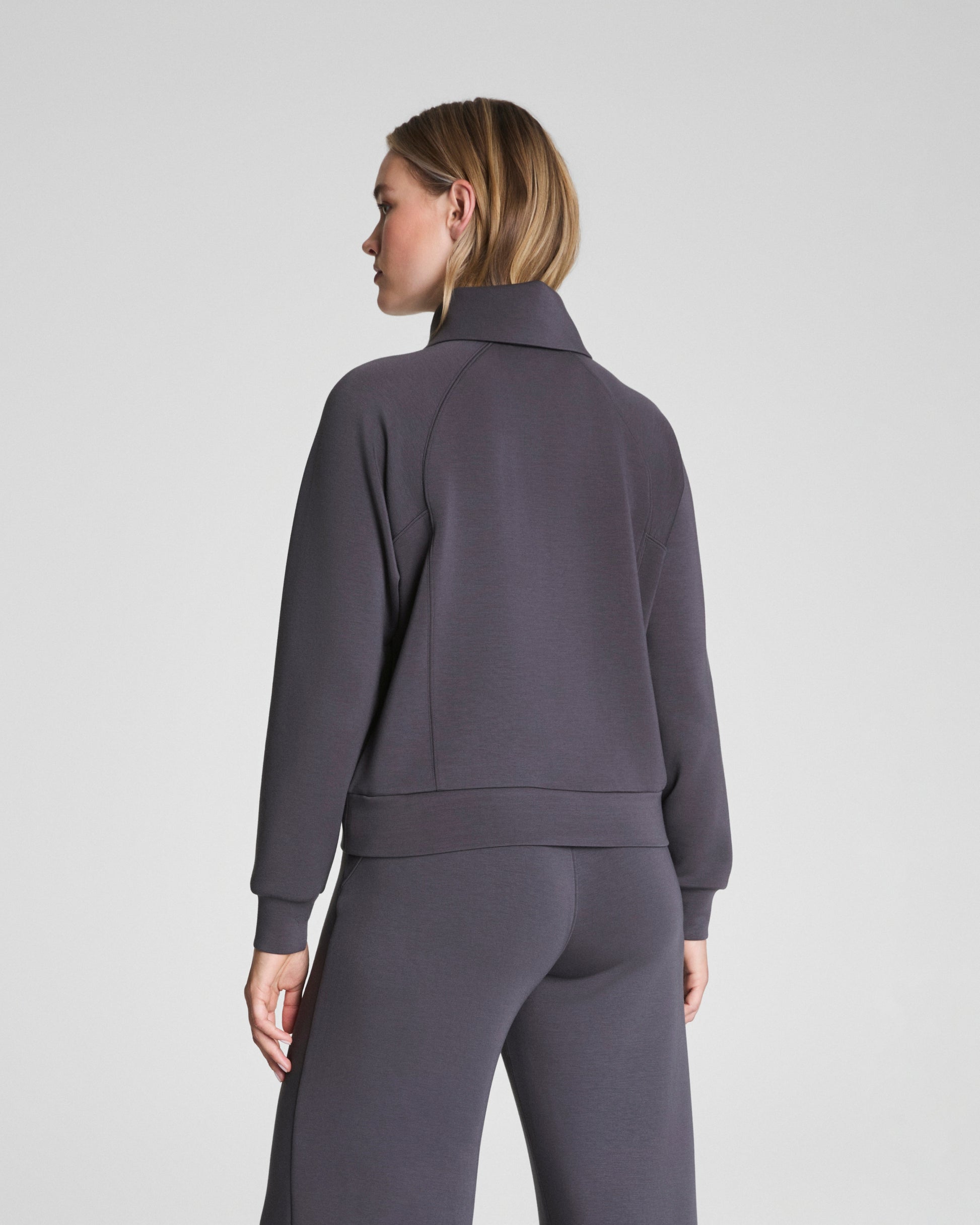 BOUTIQUE SPANX® AIRESSENTIALS HALF ZIP STORM BACK