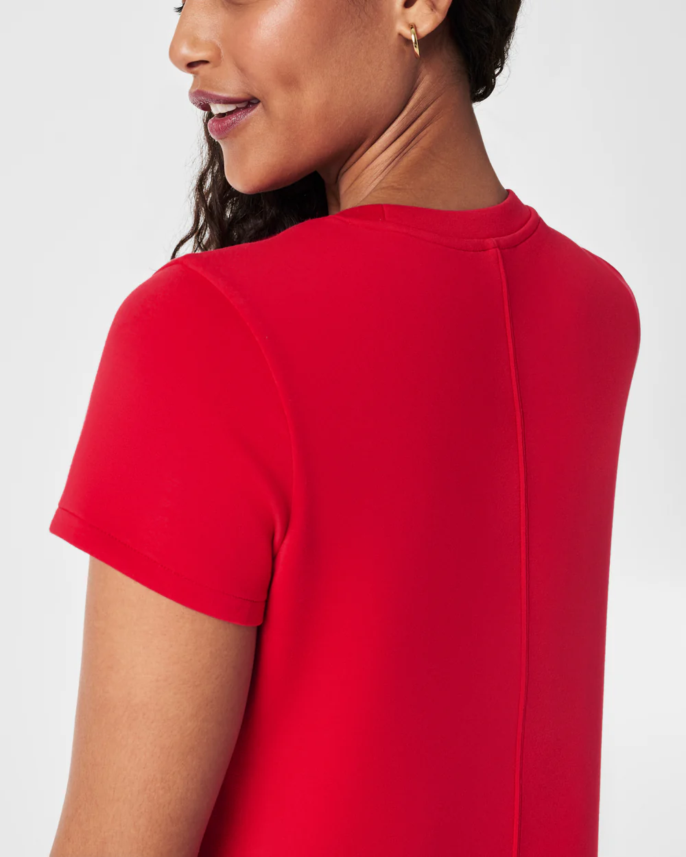 Spanx AirEssentials Maxi T-Shirt Dress XS / Spanx Red Spanx AirEssentials Maxi T-Shirt Dress XS / Spanx Red