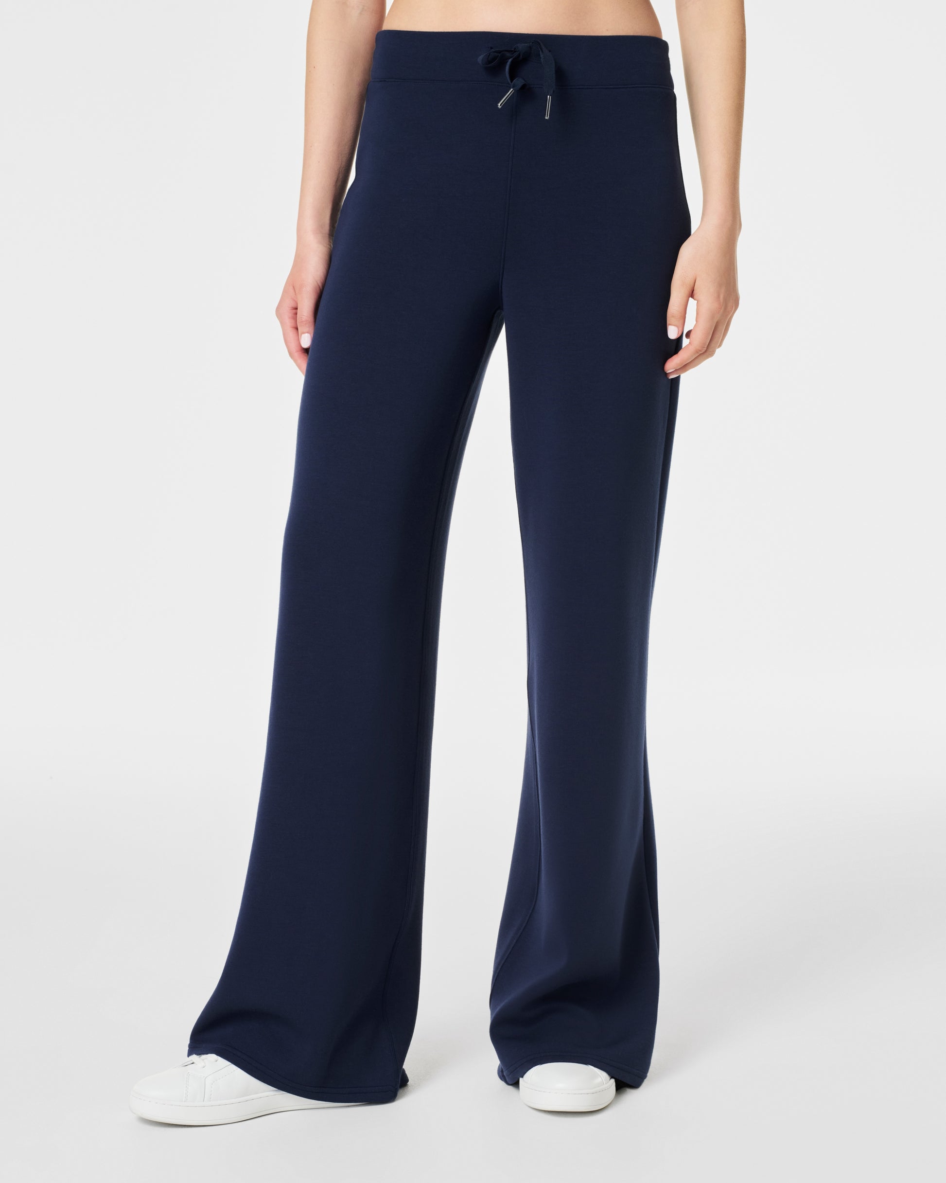 BOUTIQUE SPANX AIRESSENTIALS WIDE LEG PANT FRONT TIMELESS NAVY FRONT 2