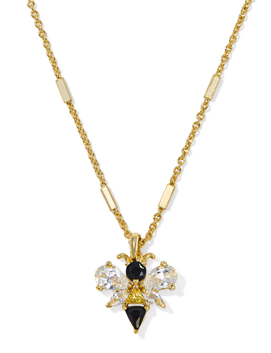 KENDRA SCOTT Bee Short Pendant Necklace