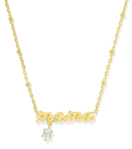 KENDRA SCOTT Mama Crystal Pendant Necklace