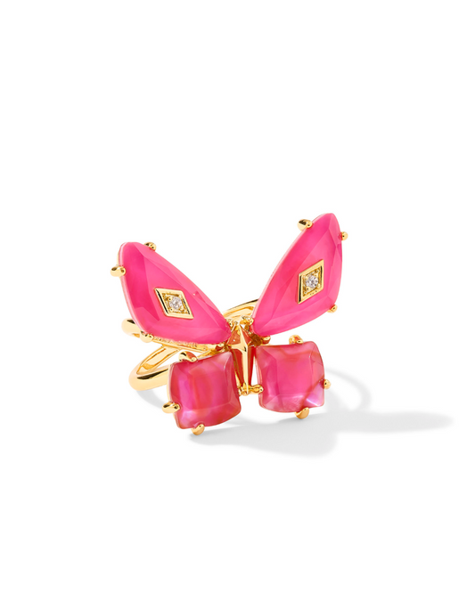 KENDRA SCOTT Bianca Butterfly Cocktail Ring