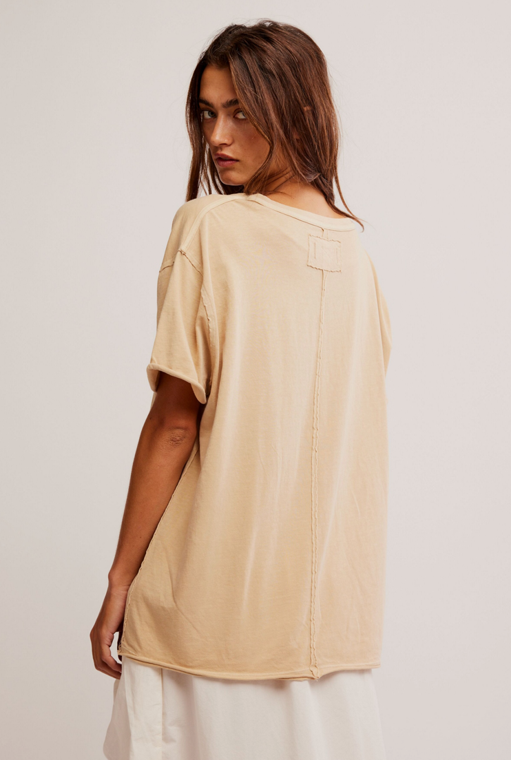 FREE PEOPLE We The Free Nina V-Neck Tee