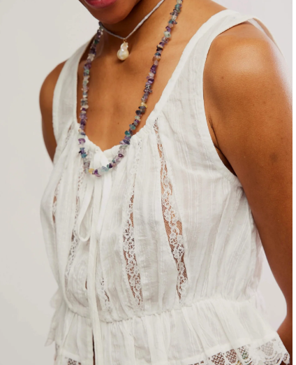 FREE PEOPLE Alana Lace Tank