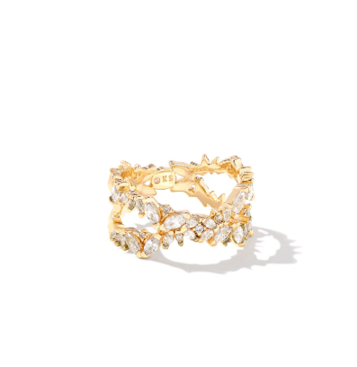 KENDRA SCOTT Rosalie Double Band Ring