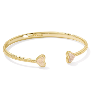 KENDRA SCOTT Framed Ari Heart Cuff Bracelet