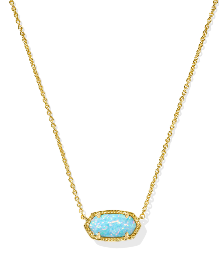 KENDRA SCOTT Elisa Gold Short Pendant Necklace