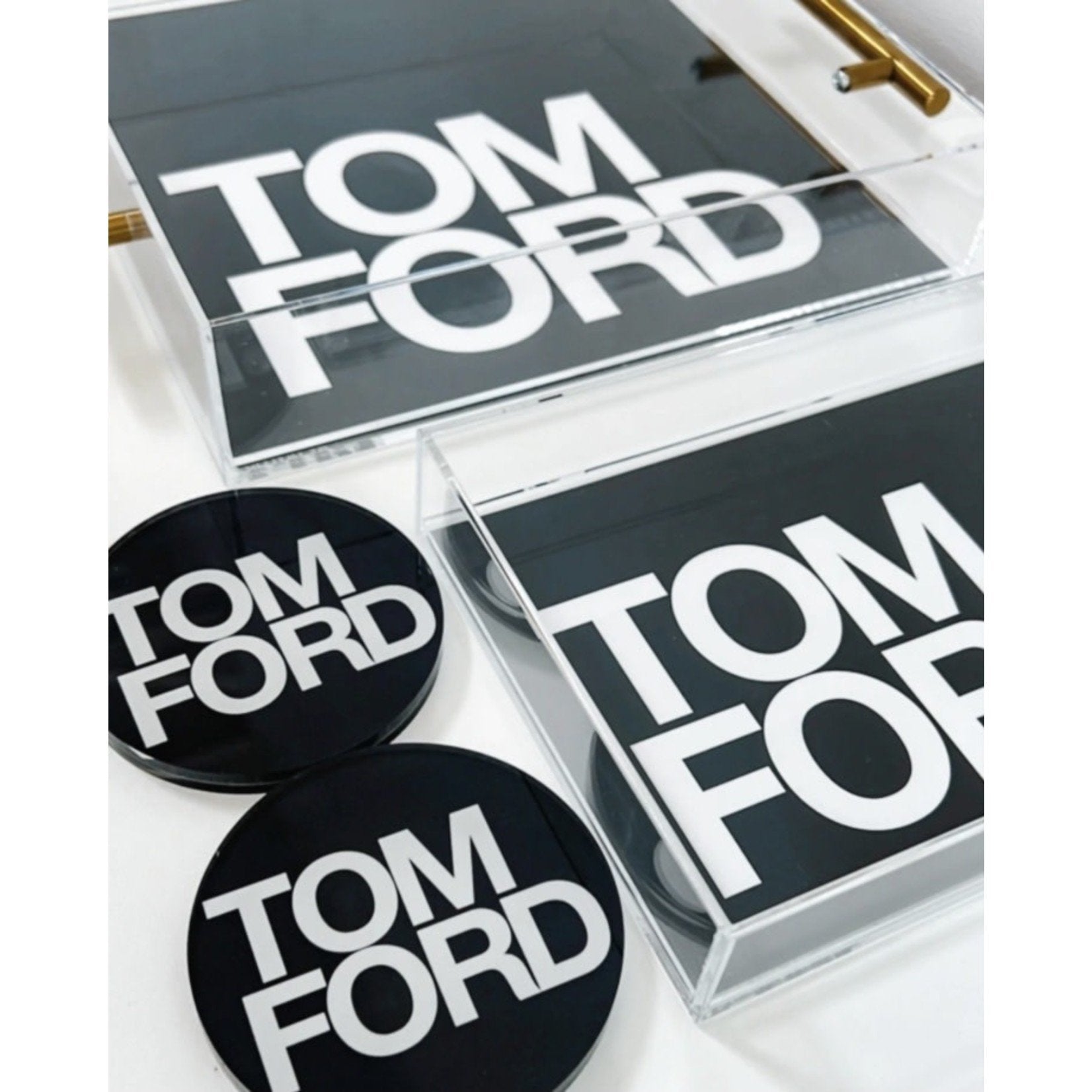 BOUTIQUE TART BY TAYLOR SMALL ACRYLIC TRAY TOM FORD