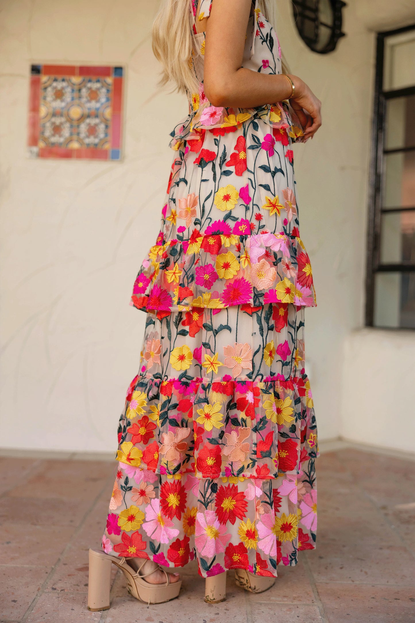 BUDDY LOVE Edie Tie-Shoulder Maxi Dress